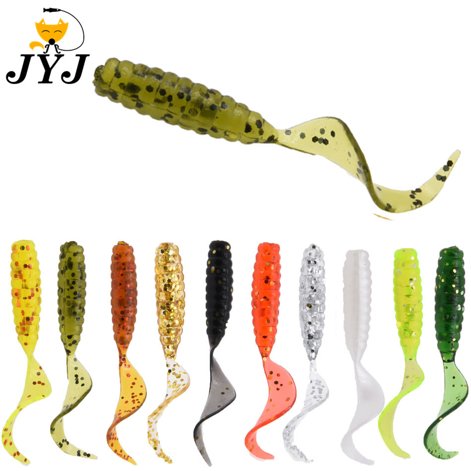 Soft Plastic Lure - 20 또는 30 조각 낚시 태클을위한